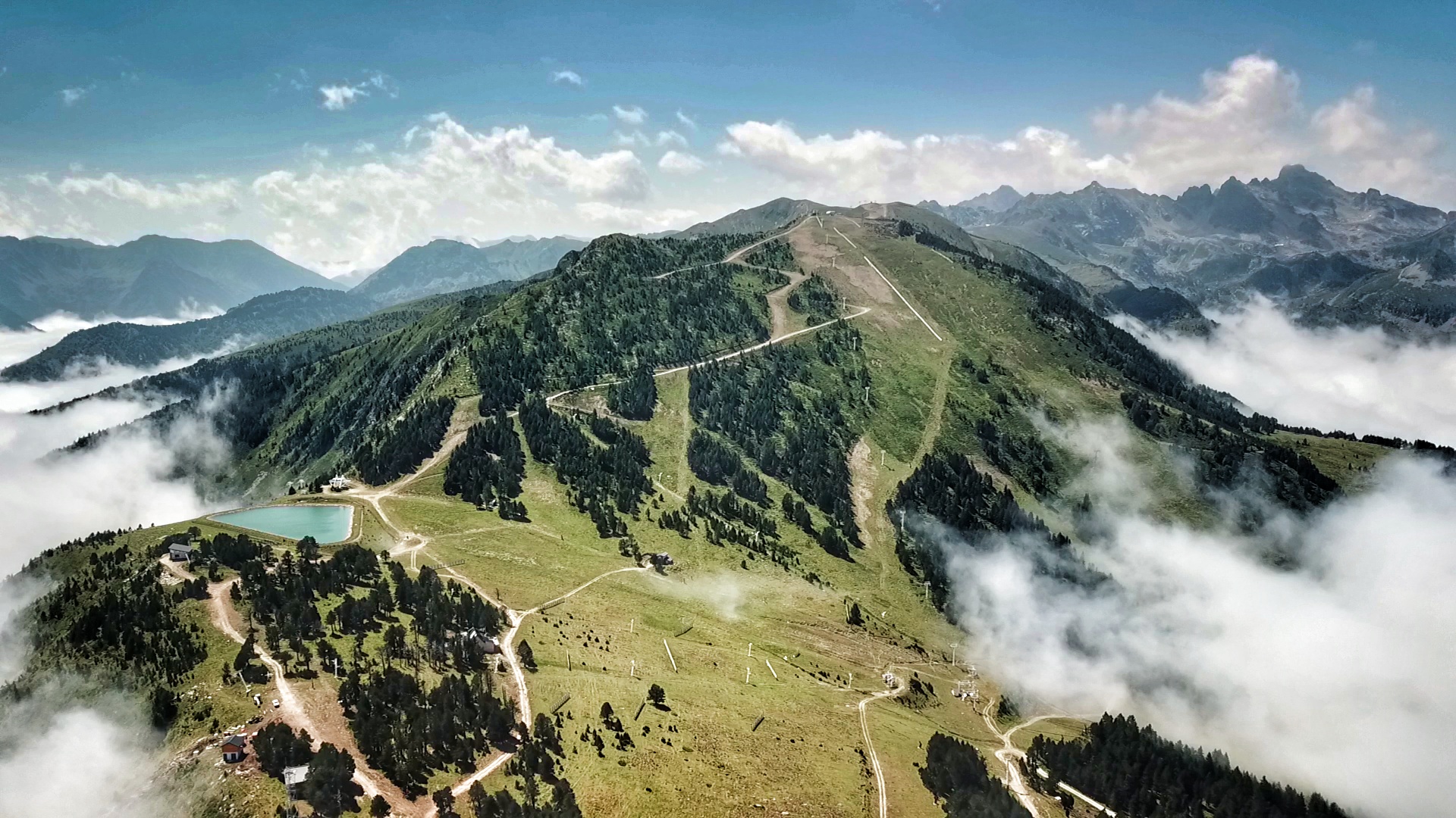 Lac vue drone