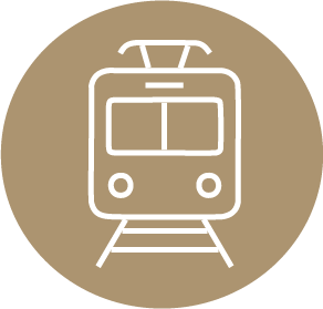 venir en train